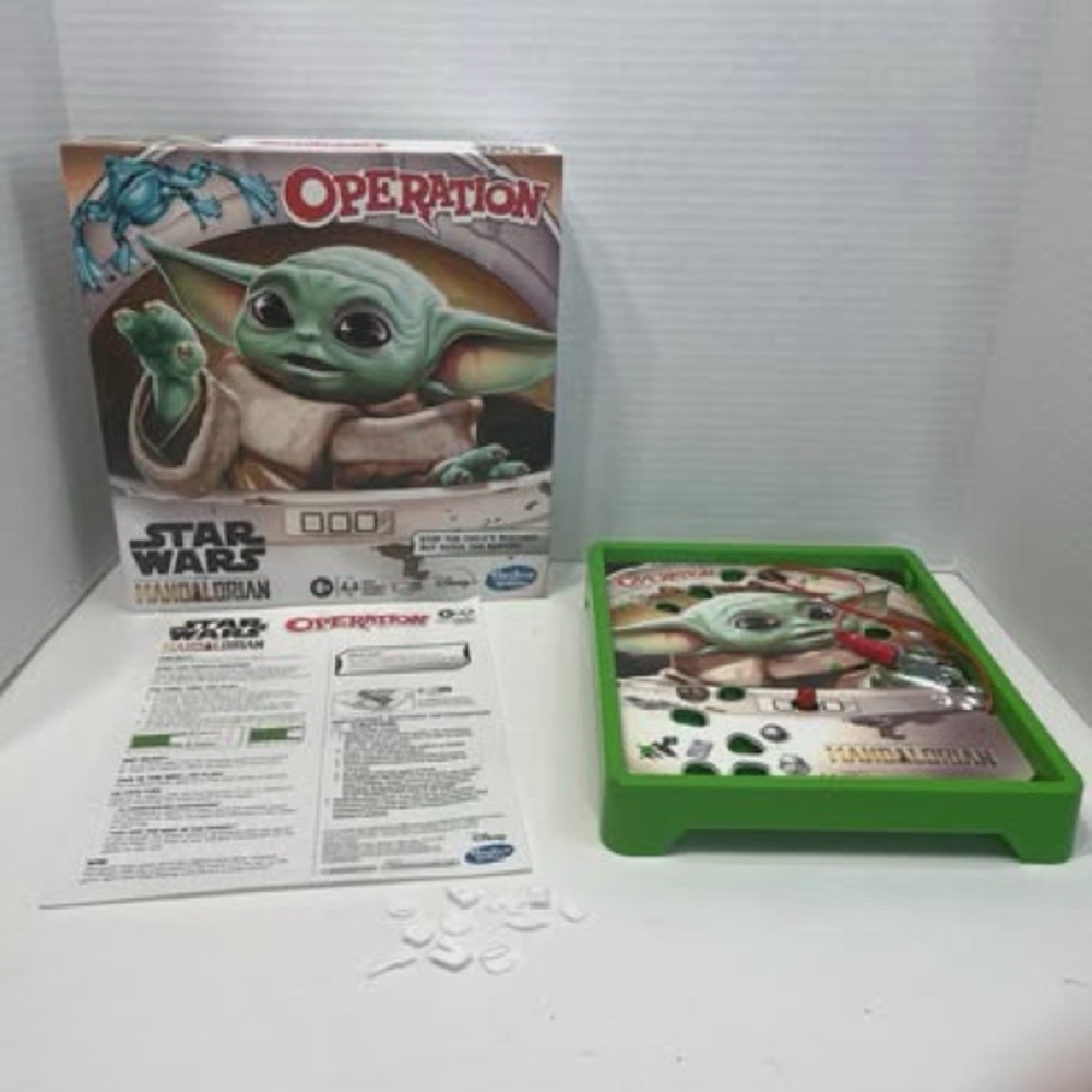 STAR WARS mandalorian operation board game hasbro the child baby yoda